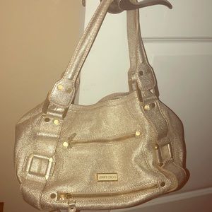 Jimmy Choo Gold handbag